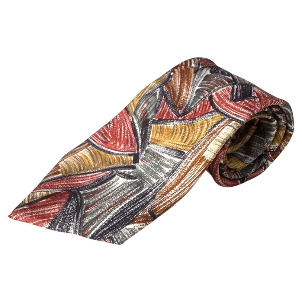 Burke &‎ Boswell Men's Tie Abstract Graphic Geometric Necktie